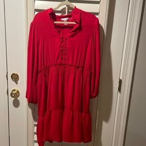 London times size 14 red dress